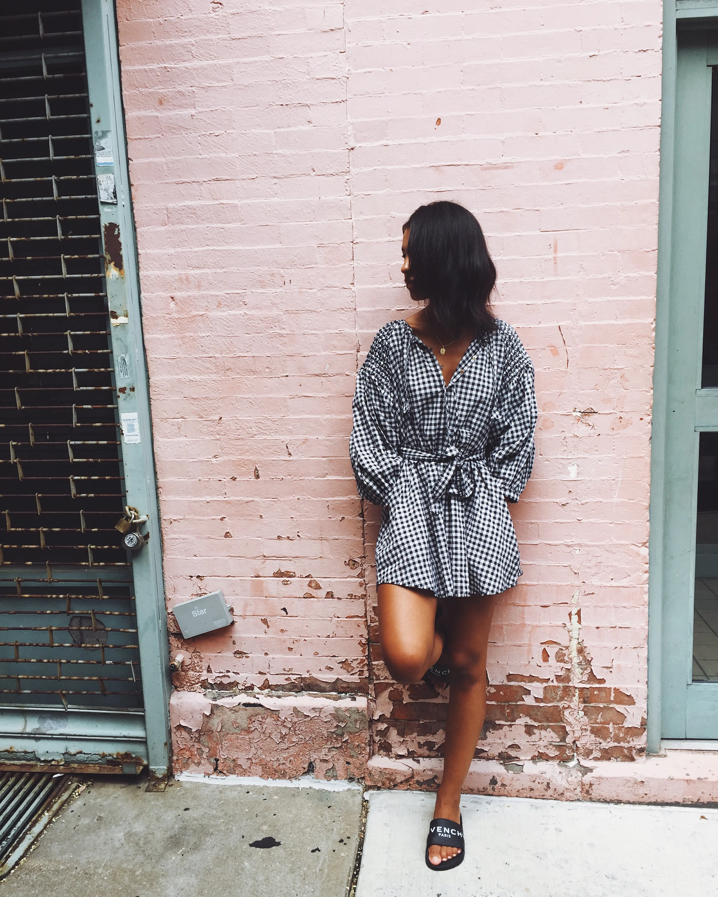 Innika choo gingham top sale